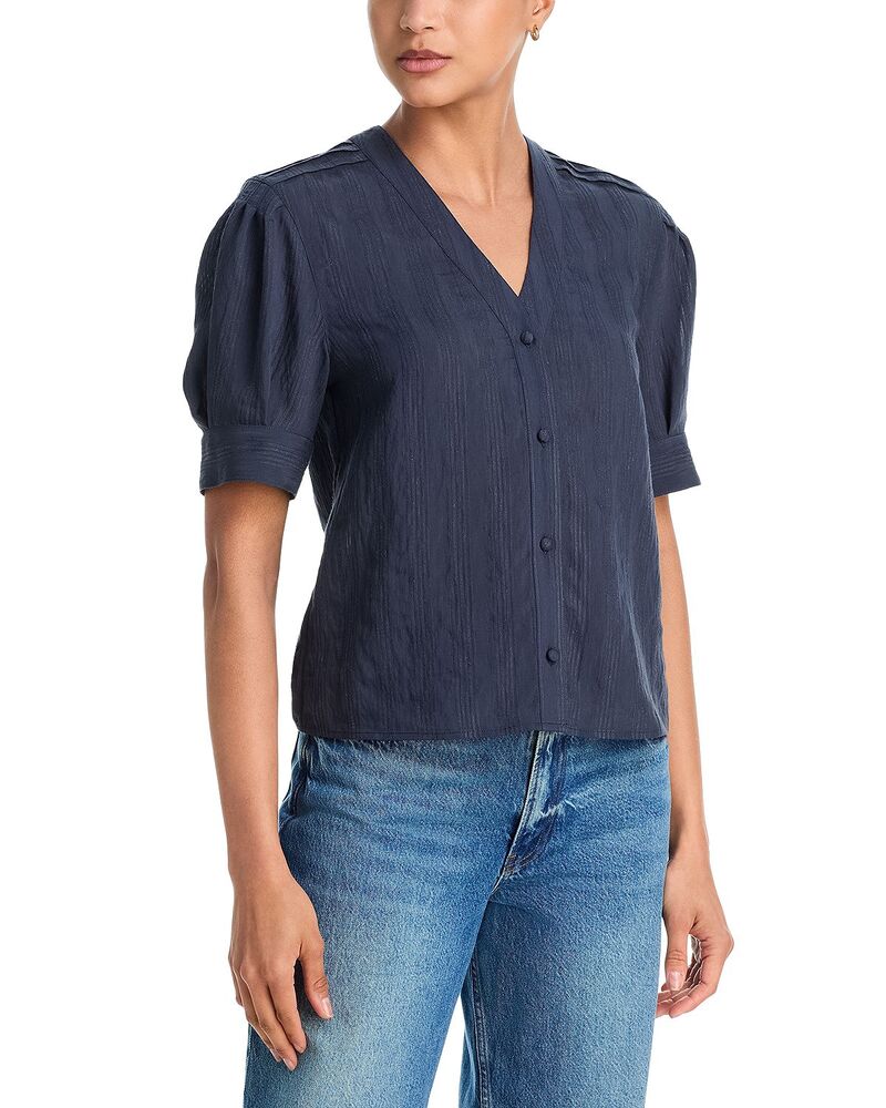 ラグアンドボーン レディース トップス シャツ rag & bone Taylor Short Sleeve Shirt Sal｜ReVida 店