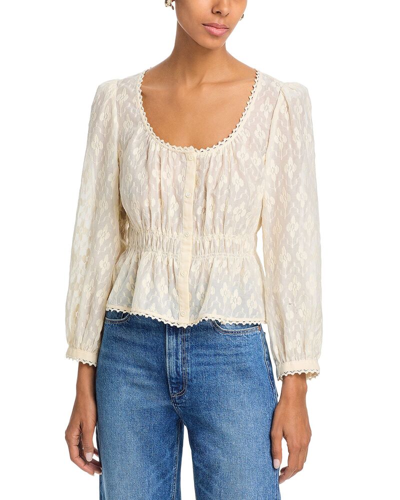 ペイジ レディース トップス シャツ ブラウス PAIGE Jay Blouse Antique White ホワイト|ReVida 店