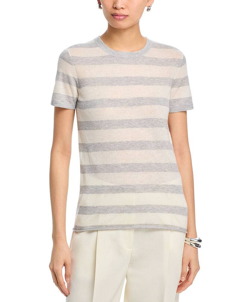 マジェスティック レディース トップス Tシャツ Majestic Filatures Cashmere Tee Milk|ReVida 店
