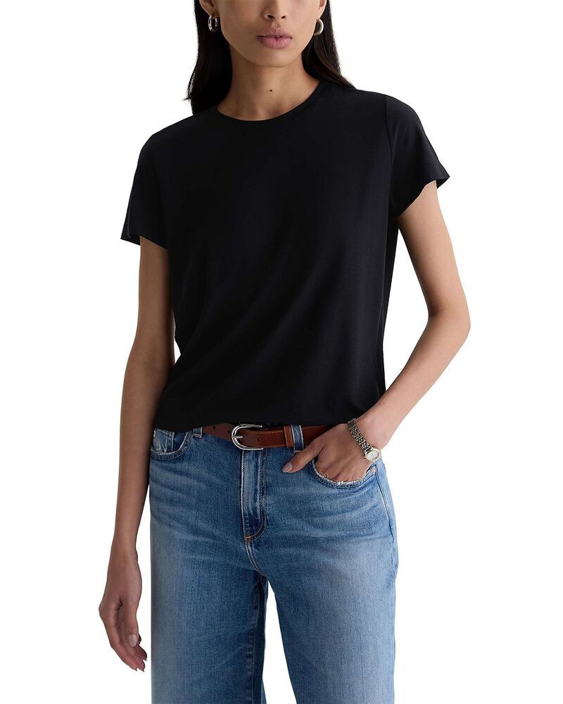エージー レディース トップス プルオーバー AG Zoie Tee Super Black 黒いこと