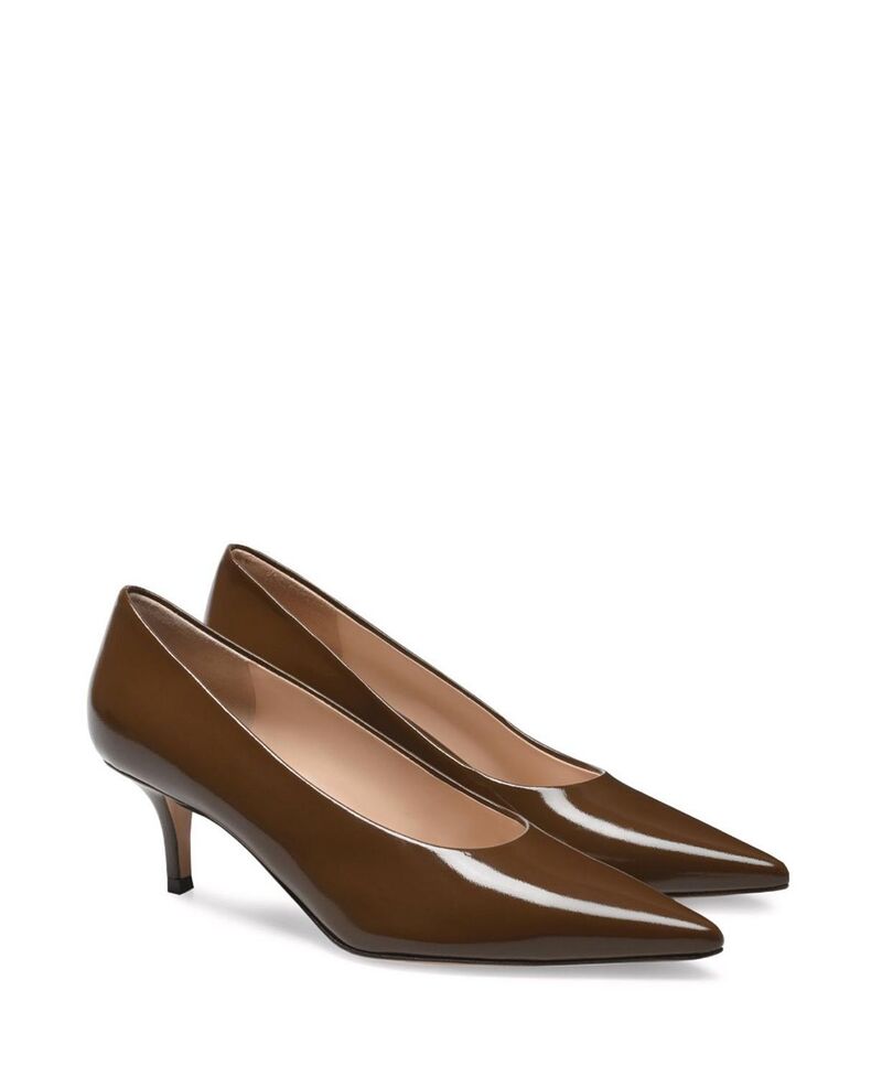 ジャンヴィト ロッシ レディース シューズ パンプス Gianvito Rossi Women\u0027s Robbie 55 Pumps Brownappa Leather 赤銅色