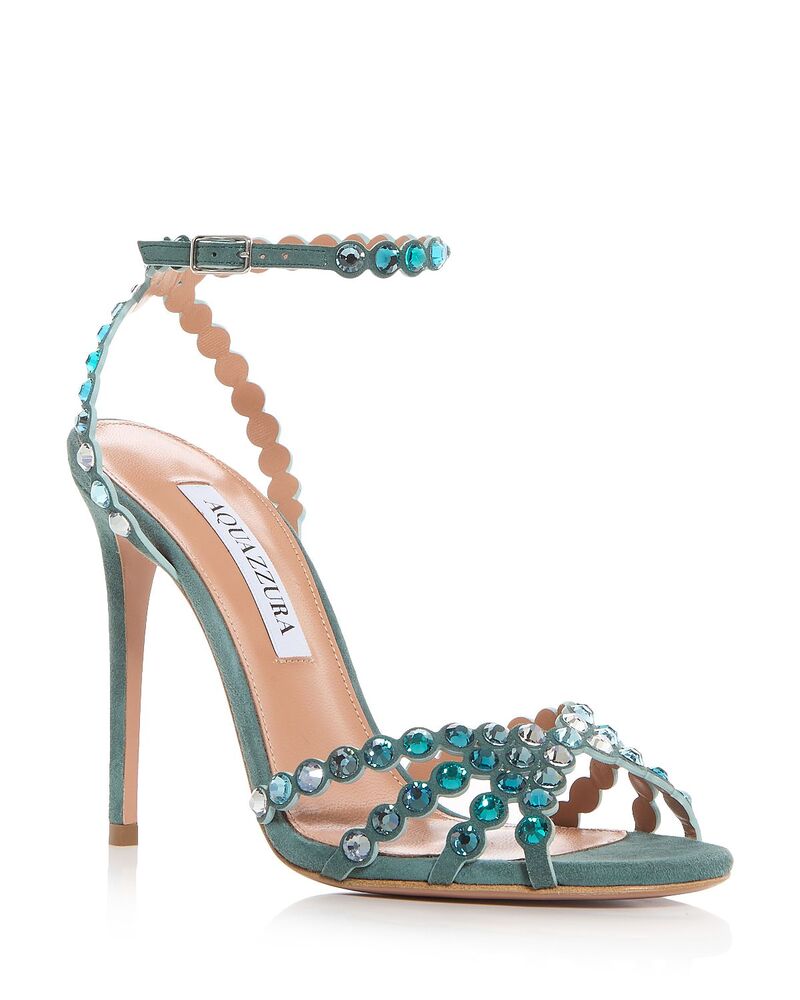 アクアズーラ レディース シューズ サンダル Aquazzura Women\u0027s Tequila 105 Sandals Lighteal ティール