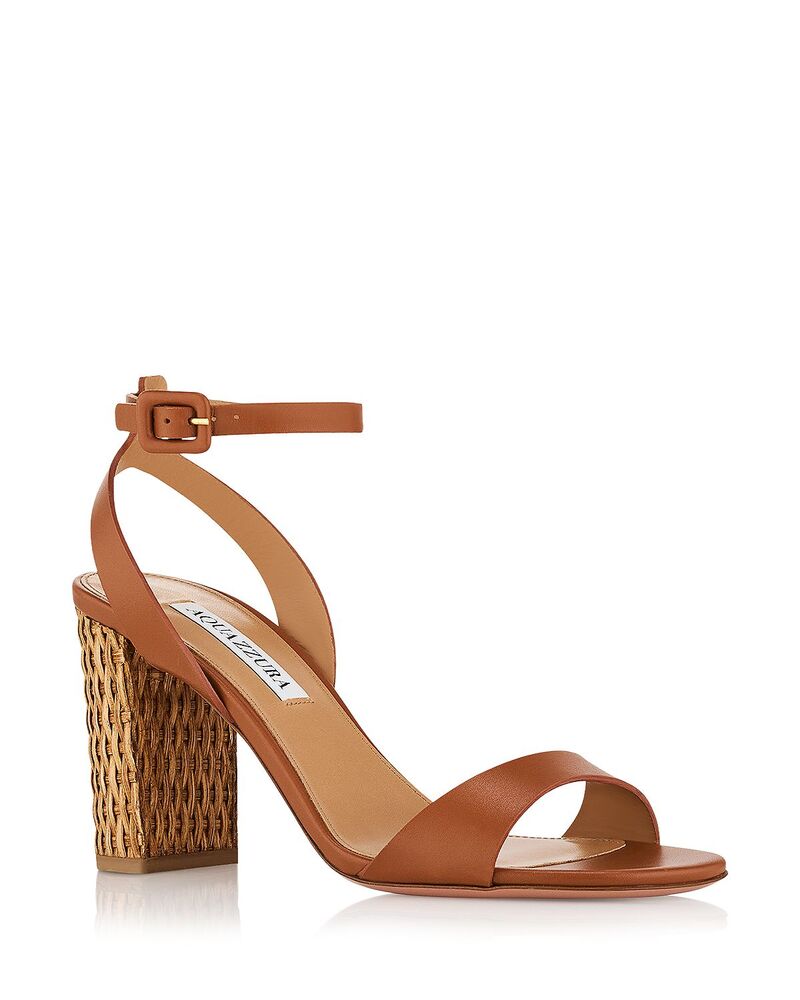 アクアズーラ レディース シューズ サンダル Aquazzura Women\u0027sunseeker 85 Sandals Tobacco