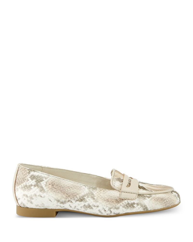 極点・緑であること レディース シューズ スリッポン・ローファー Paul Green Women\u0027s Dottie Penny Loafers Biscuit Shell Boa Combo