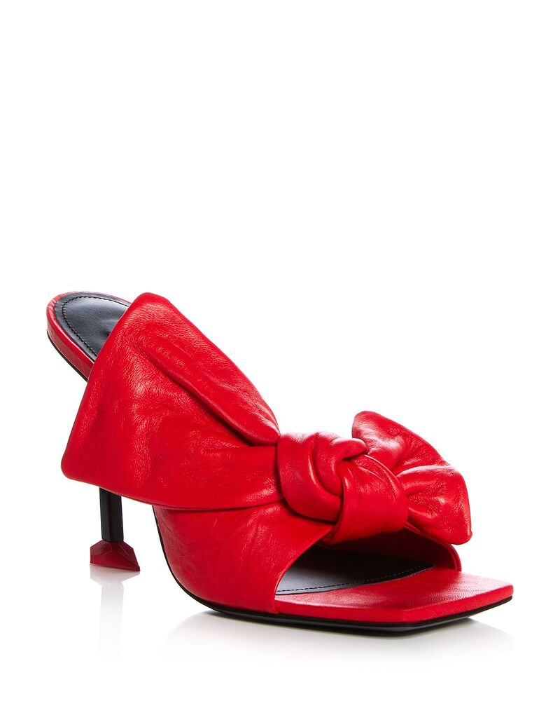 ジバンシー レディース シューズ サンダル Givenchy Women\u0027s Boudoir Bow Mule Sandals Vermillon
