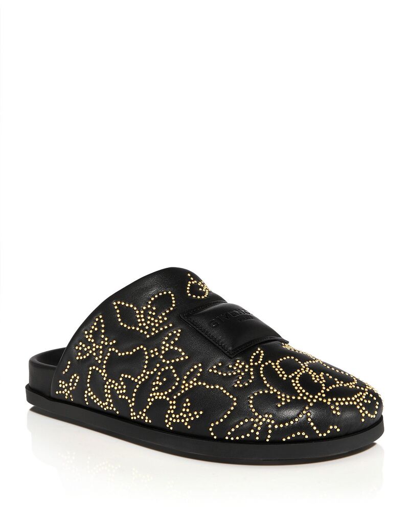 ジバンシー レディース シューズ パンプス Givenchy Women\u0027s Embellished Mule Flats Black/gold 黒いこと