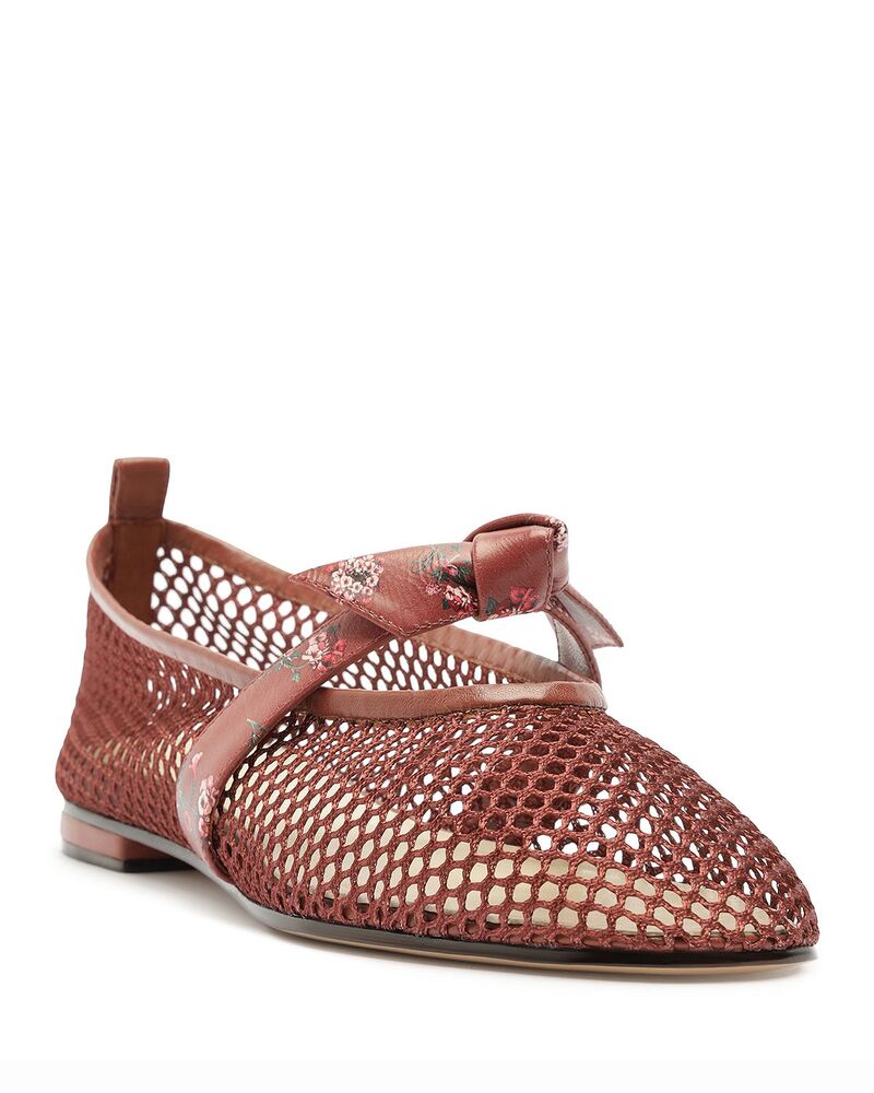 アレクサンドラ小鳥マン レディース シューズ パンプス Alexandre Birman Women\u0027s Clarita Bow Flats Quebrada Frontera