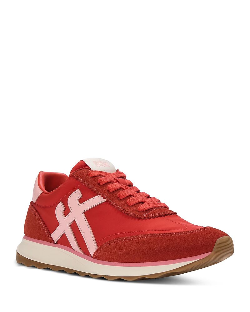 フィットフロップ レディース シューズ スニーカー FitFlop Women RETRO-Q FF Running Sneakers Cherry Tomato