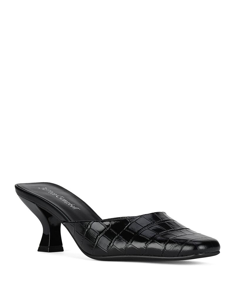 ジェフリー キャンベル レディース シューズ パンプス Jeffrey Campbell Women\u0027s Mule Pumps Black Croco 黒いこと