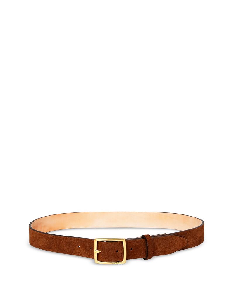 ラグアンドボーン レディース アクセサリー ベルト rag & bone Boyfriend Belt Brown Wood ブラウン｜ReVida 店