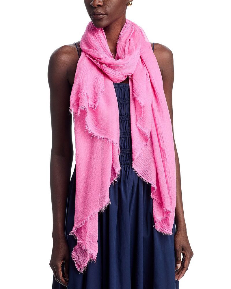 山びこ レディース 佩び物 消音装置・袈裟・えり巻き 絹地 Echo Essential Modal \u0026 Silk Scarf Beach Pink サクラ色