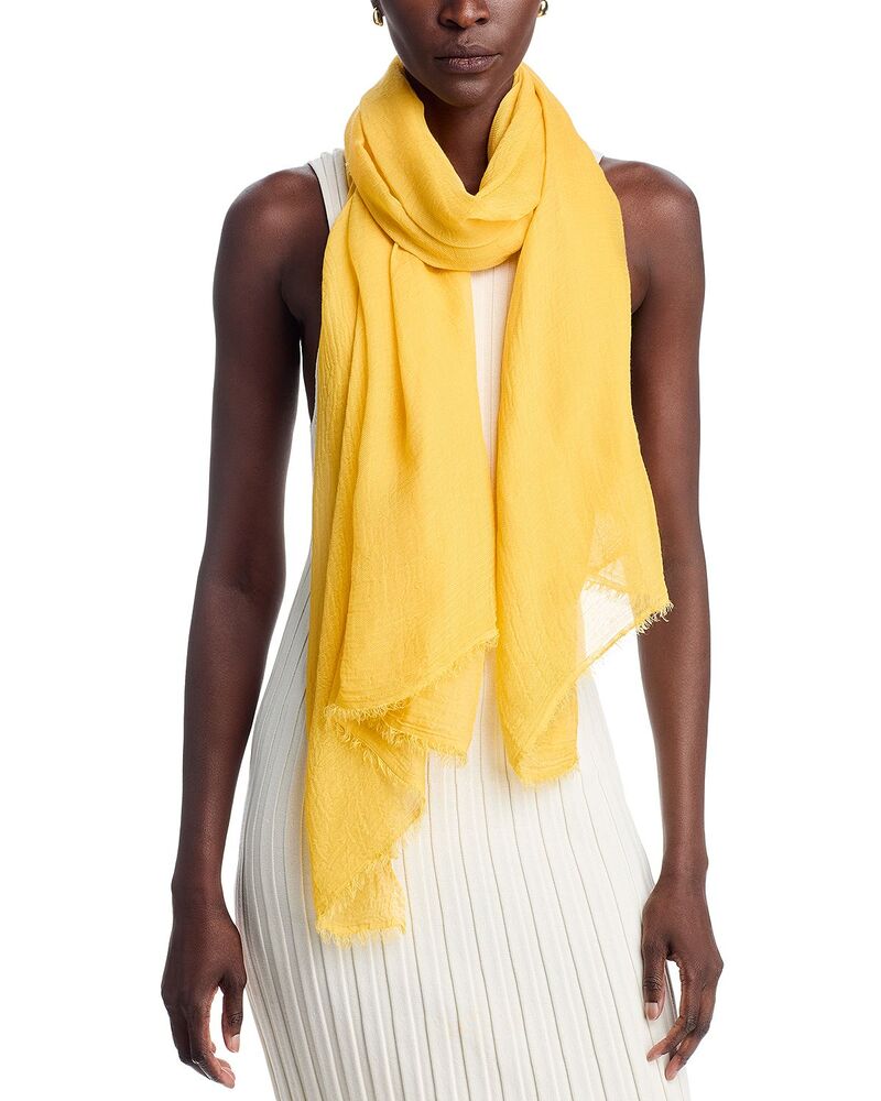 山びこ レディース 佩び物 消音装置・袈裟・えり巻き 絹地 Echo Essential Modal \u0026 Silk Scarf Sulphur