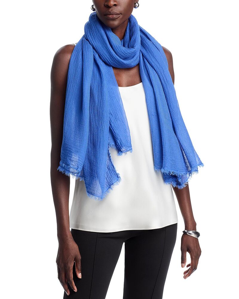 山びこ レディース 佩び物 消音装置・袈裟・えり巻き 絹地 Echo Essential Modal \u0026 Silk Scarf Ultramarin
