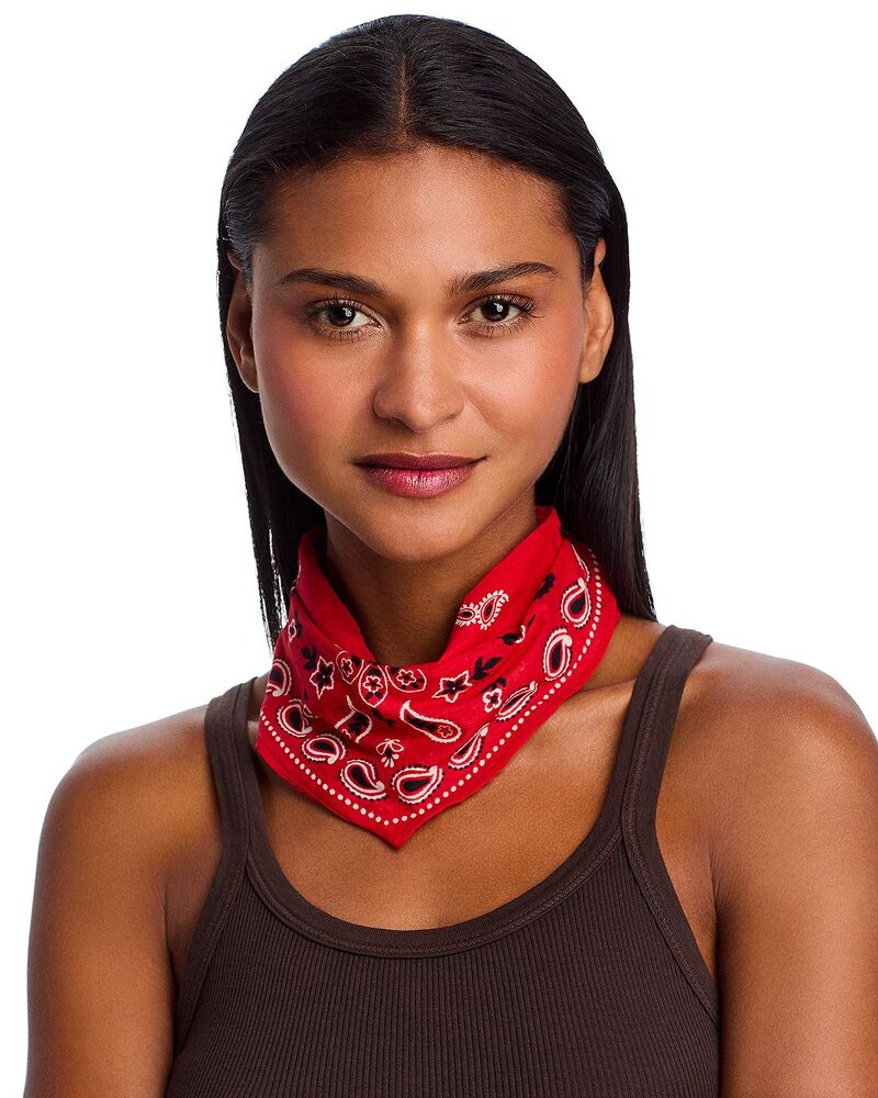 山びこ レディース 佩び物 消音装置・袈裟・えり巻き Echo Bandana Triangle Scarfiesta Orange オレンジ色