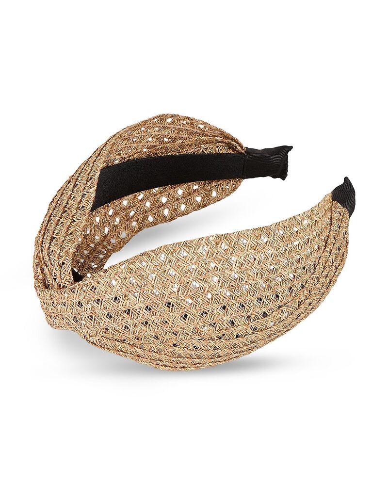 ユージニアキム レディース アンダー御召しもの ブラ Eugenia Kim Rosanna Braided Turban Headband Camel/gold 駱駝