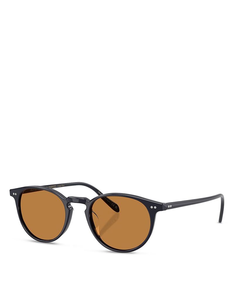 オリバーピープルズ レディース 付属物 サングラス・アイウェア Oliver Peoples Riley Round Sunglasses 49粍 Blue 青碧