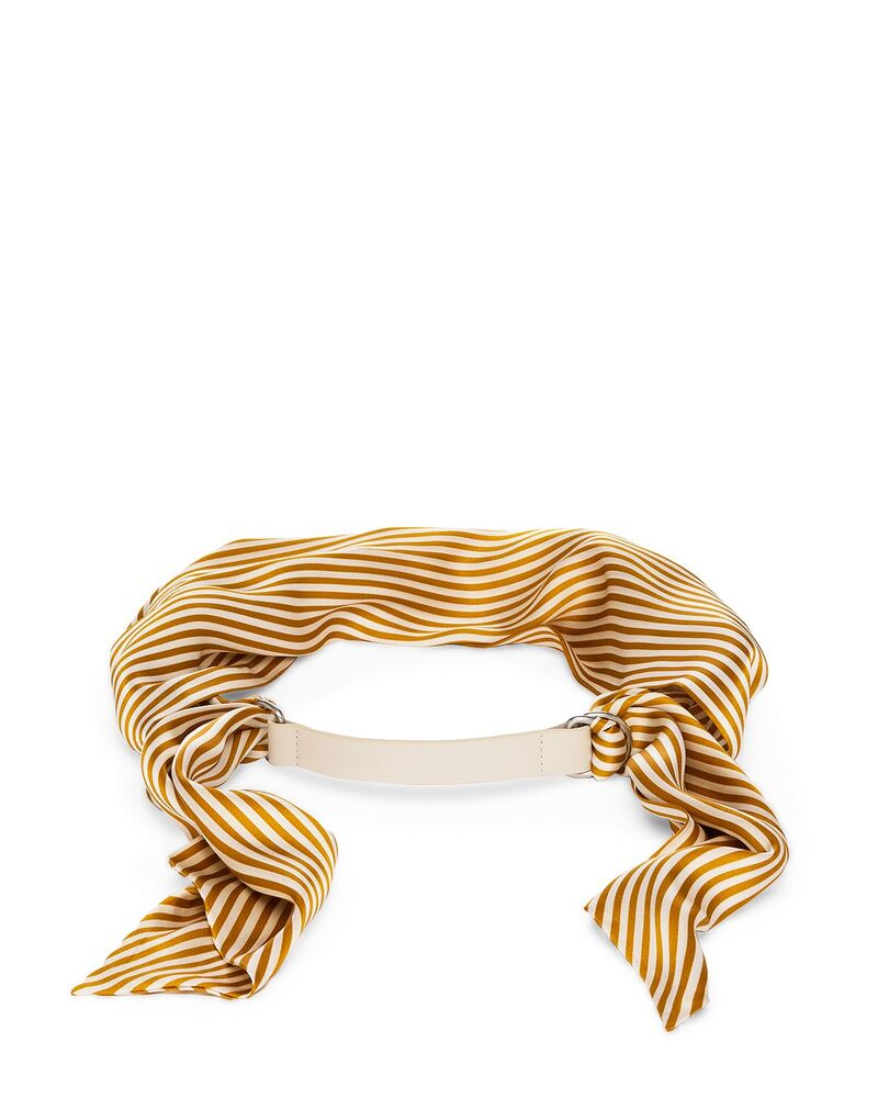 ラグアンドボーン レディース 付属品 えり巻き・袈裟・えり巻き 地絹 rag \u0026 bone Women\u0027s Michele Silk Scarf Belt Sun Stripped