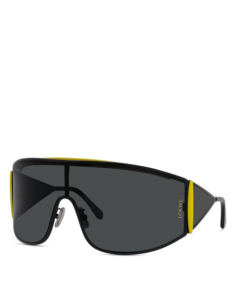 ロエベ レディース 添え物 サングラス・アイウェア Loewe Signature Mask Sunglasses 138粍 Black/Grey 黒いこと