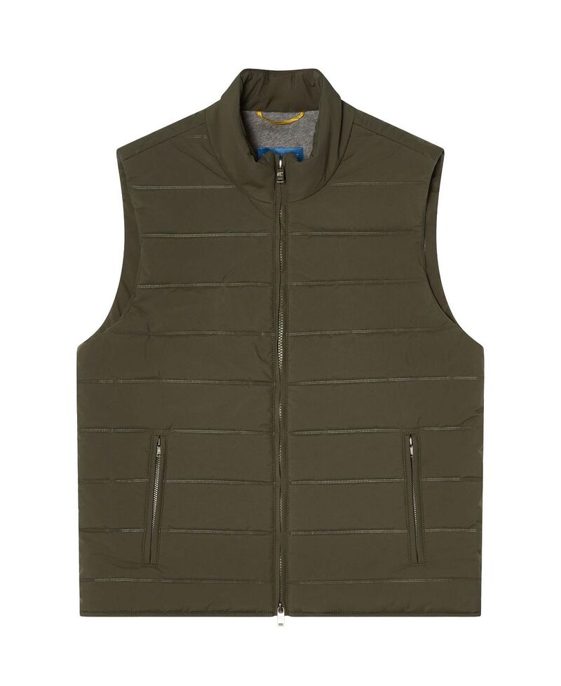 ロバート タルボット メンズ アウター より良い キルティング Robertalbott Driver Quilted Vest Sage Green 緑であること