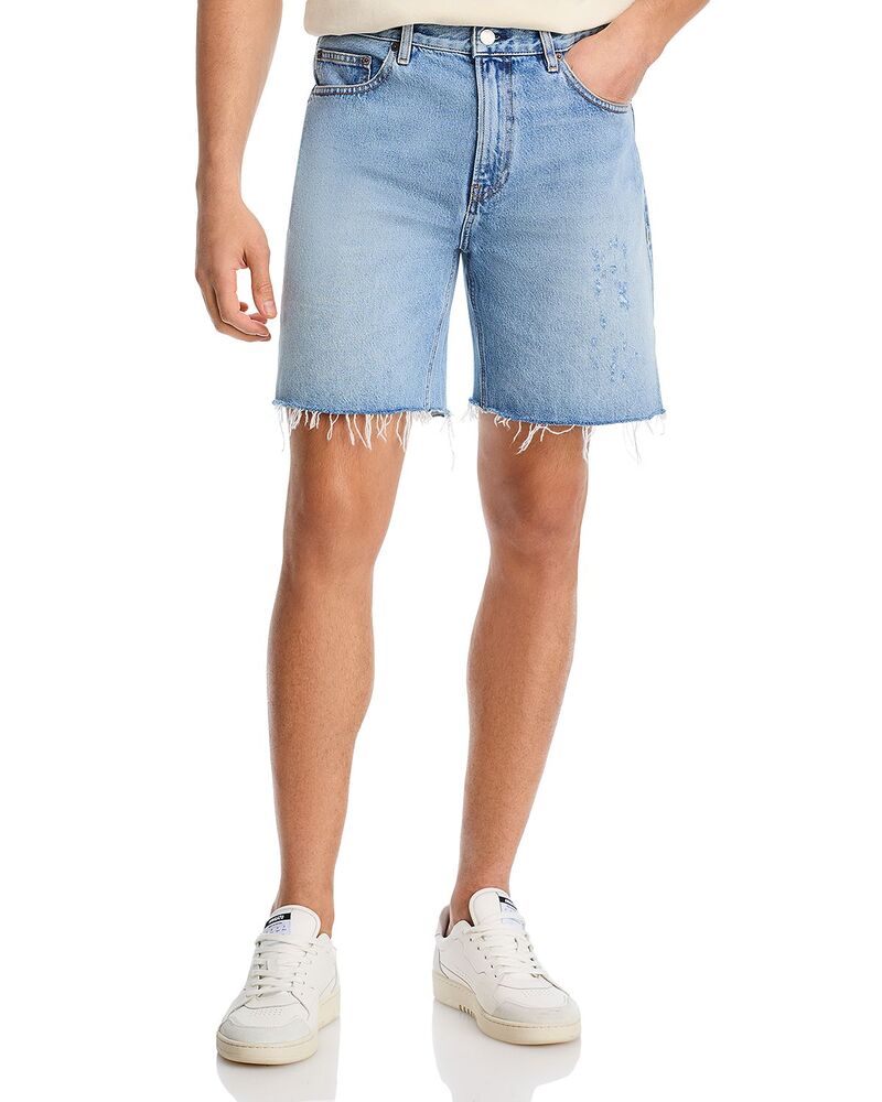 フレーム メンズ ボトムス ハーフパンツ・ショーツ リラックスフィット ショートパンツ FRAME Relaxed Fit Raw Hem Shorts Aeris｜ReVida 店