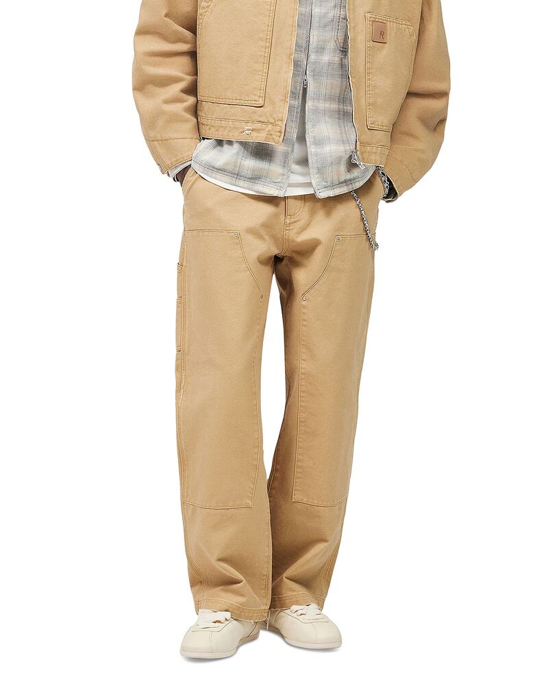 リプレゼント メンズ ボトムス 心地好いズボン下 Represent Worker Pants Washed Tan タン