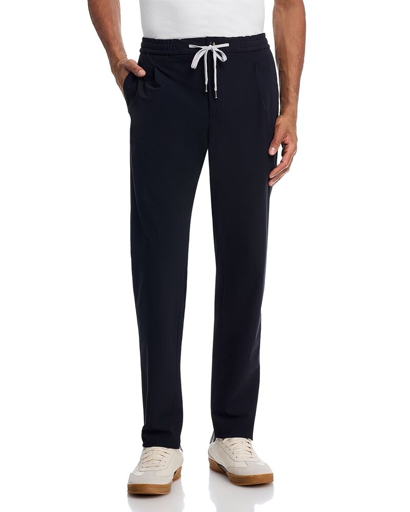 PT トリノ メンズ ボトムス 心地好いズボン下 プルオーバー PTorino Kinetic Jersey Pleat Drawstring Jogger Pants Black 黒いこと
