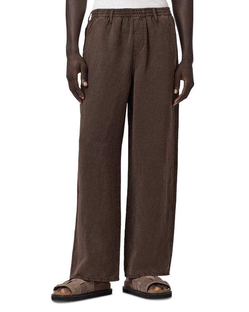オールセインツ メンズ ボトムス 心地好いズボン下 ALLSAINTS Korten Trouser Plum Brown 酸桃
