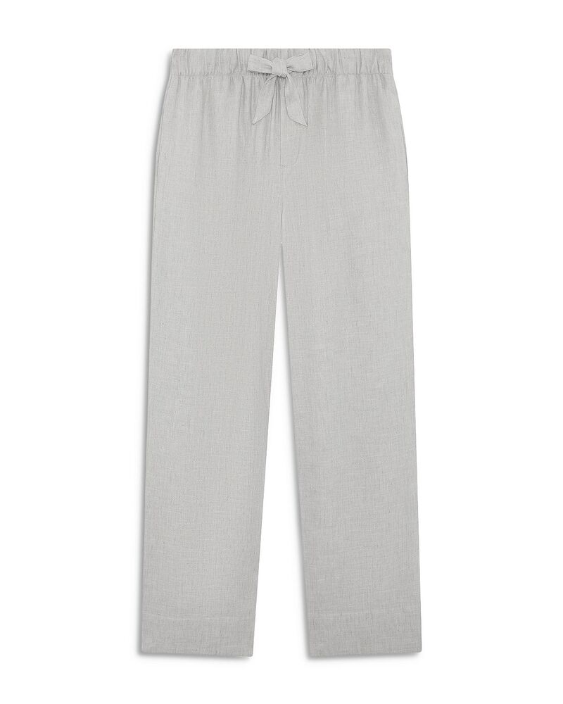フレスコボールカリオカ メンズ ボトムス 心地好いズボン下 リネン Frescobol Carioca Luan Linen Relaxed Lounge Pants Light Mlange Grey 薄墨色