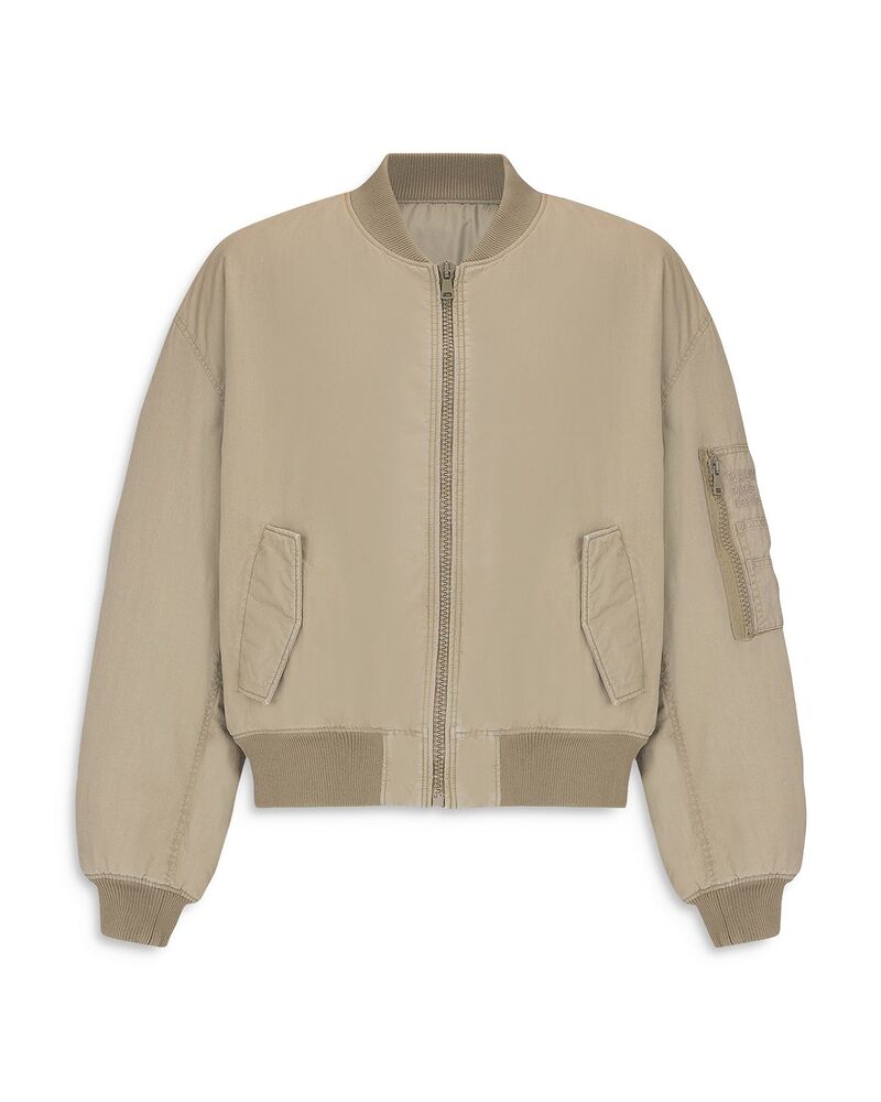 バルマン メンズ アウター 上衣・上衣 Balmain Pocket Bomber Jacket Pale Green 緑であること
