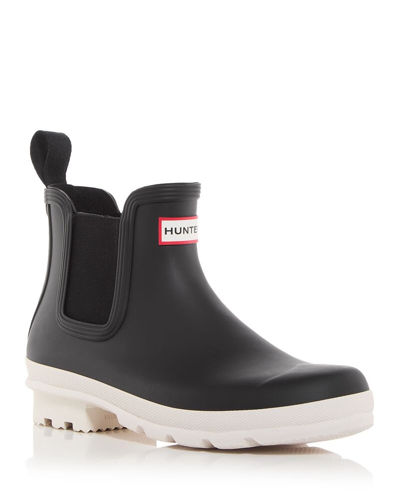 ハンター メンズ シューズ ブーツ・レインブーツ チェルシーブーツ チェルシー Hunter Men\'s Original Chelsea Boots Blkwh Wil｜ReVida 店