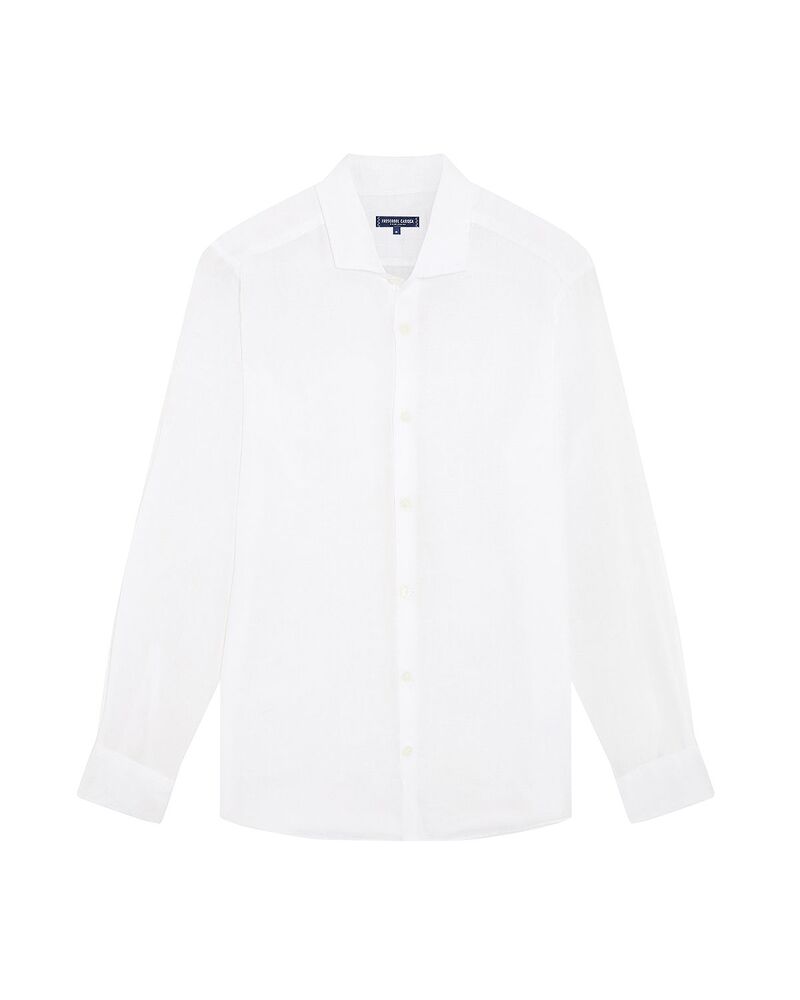 フレスコボールカリオカ メンズ トップス シャツ リネン Frescobol Cariocantonio Linen Shirt White ホワイト|ReVida 店