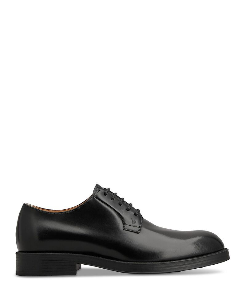 トッズ メンズ シューズ スリッポン・ローファー オックスフォード ダービー Tod's Men's Formale Gomma Derby Oxfords Black ブラック｜ReVida 店