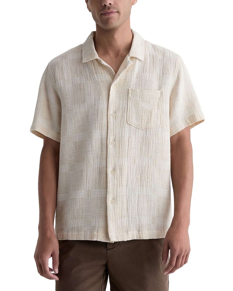エージー メンズ トップス シャツ AG Foster Short Sleeve Shirt Natural Multi マルチカラー|ReVida 店