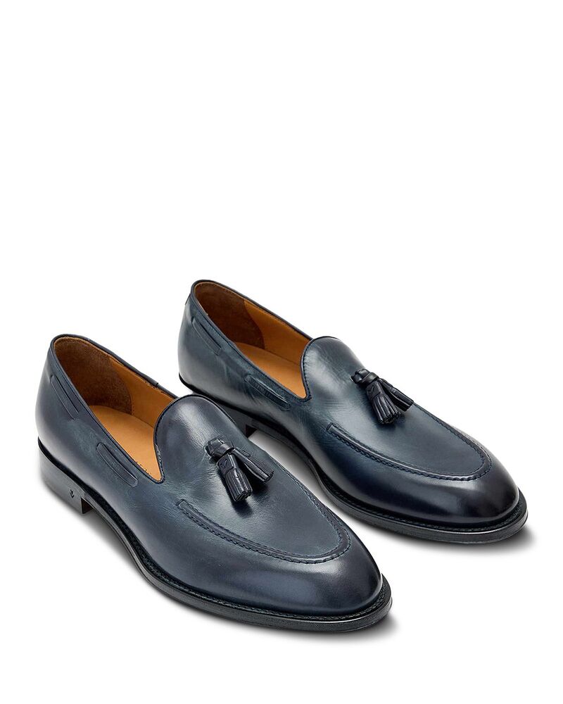ジョンバルベイトス メンズ シューズ スリッポン・ローファー John Varvatos Men\u0027s Barrow Tasseloafers Charcoal 暗灰色