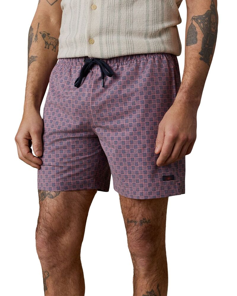 ファレティ メンズ アンダーお召しもの ボクサーズボン下 Faherty All Day 6\" Trunks Navy Clay 米国海軍"