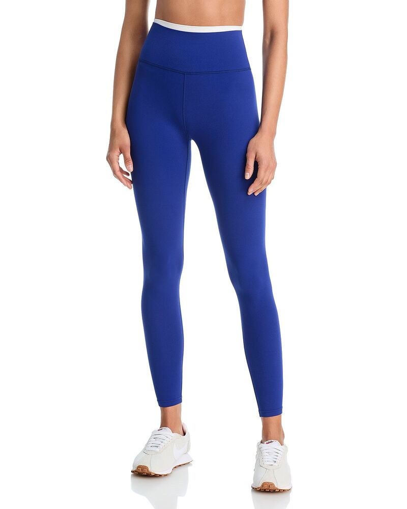 スピリッツフィフティファイブ レディース ボトムス レギンス ご機嫌酉の方角 Splits59 Dual High Waist Airweight 7/8 Leggings Cobalt/White 白いこと