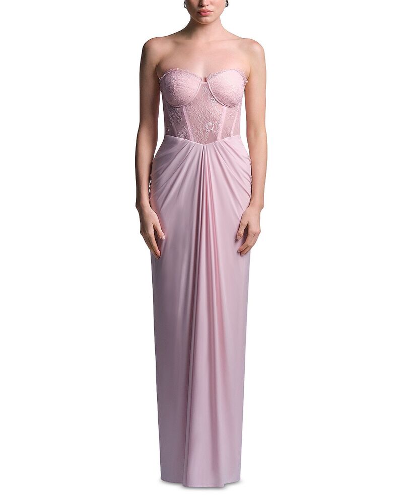 ビーシービージーマックスアズリア レディース トップス 衣装 BCBGMAXAZRIA Joey Gown Quartz Pink サクラ色
