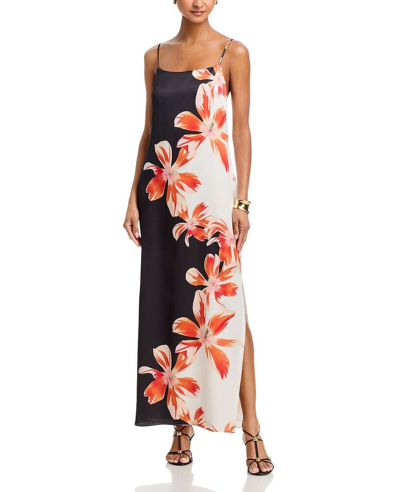 ミリー レディース トップス 衣装 MILLY Lily Tropical Flame Dress White/black/red 白いこと