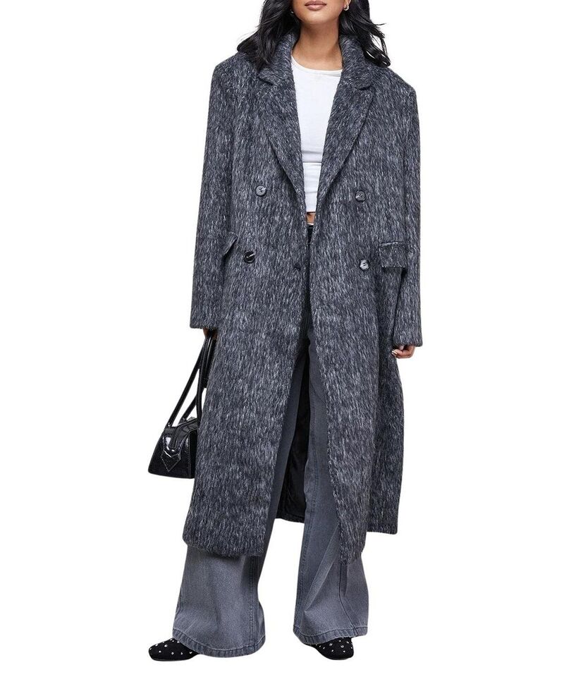 ウエアハウス レディース アウター コート Warehouse Structured Shoulder Coat Charcoal チャコール|ReVida 店