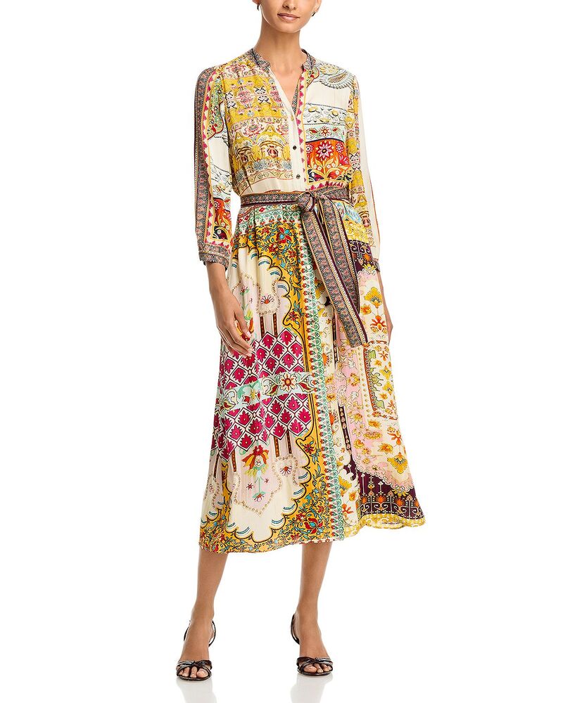 エリータハリ レディース トップス ワンピース プリント Elie Tahari The Mila Baroque Print Dress Baroque Print|ReVida 店