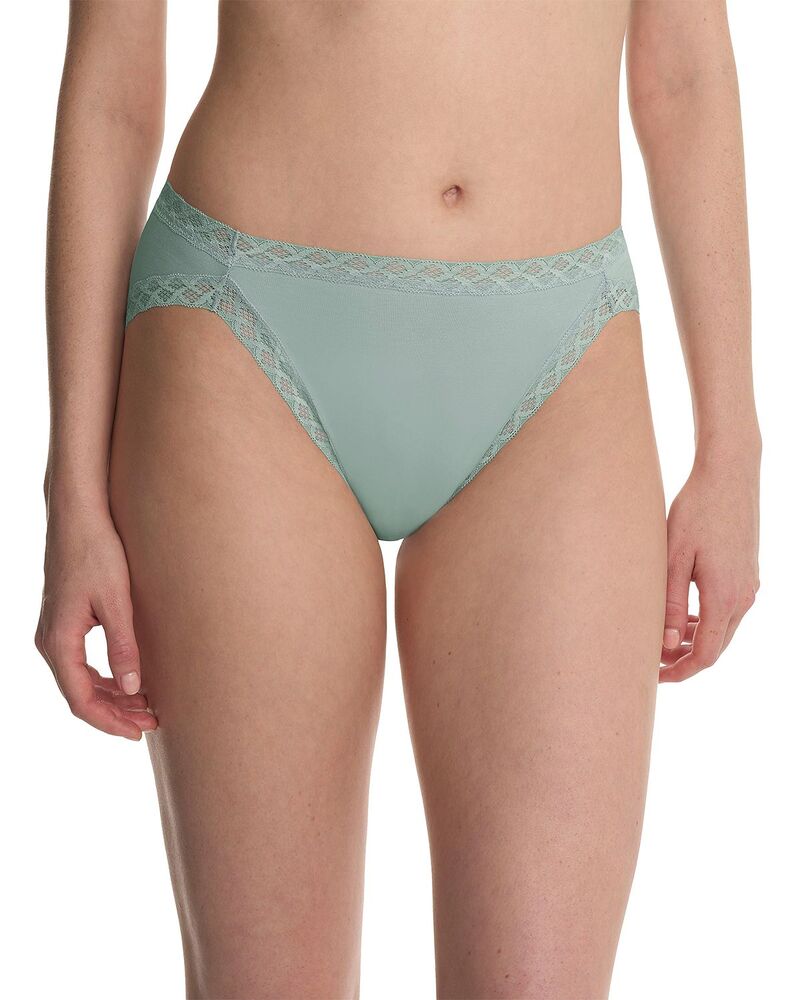 ナトリ レディース アンダーお召しもの ズボン下 Natori Bliss French Cut Bikinis Blue Meadow 青色