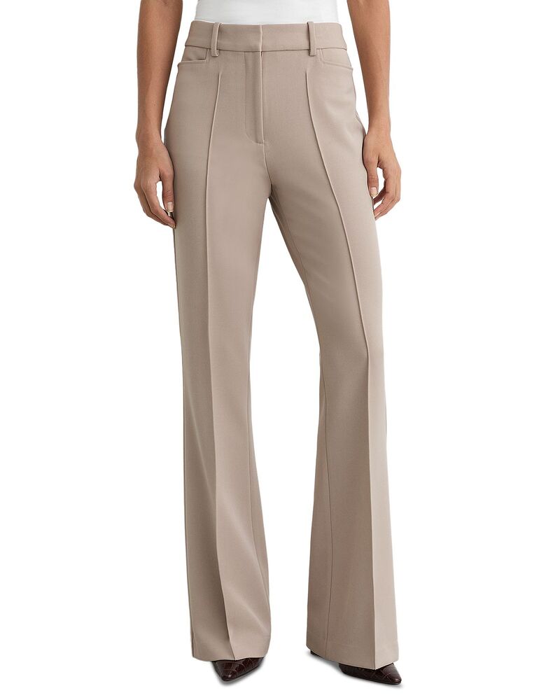 レイス レディース ボトムス 心地好いズボン下 プチ REISS Petites Gabi Flared Suitrouserstoneut 石ころ