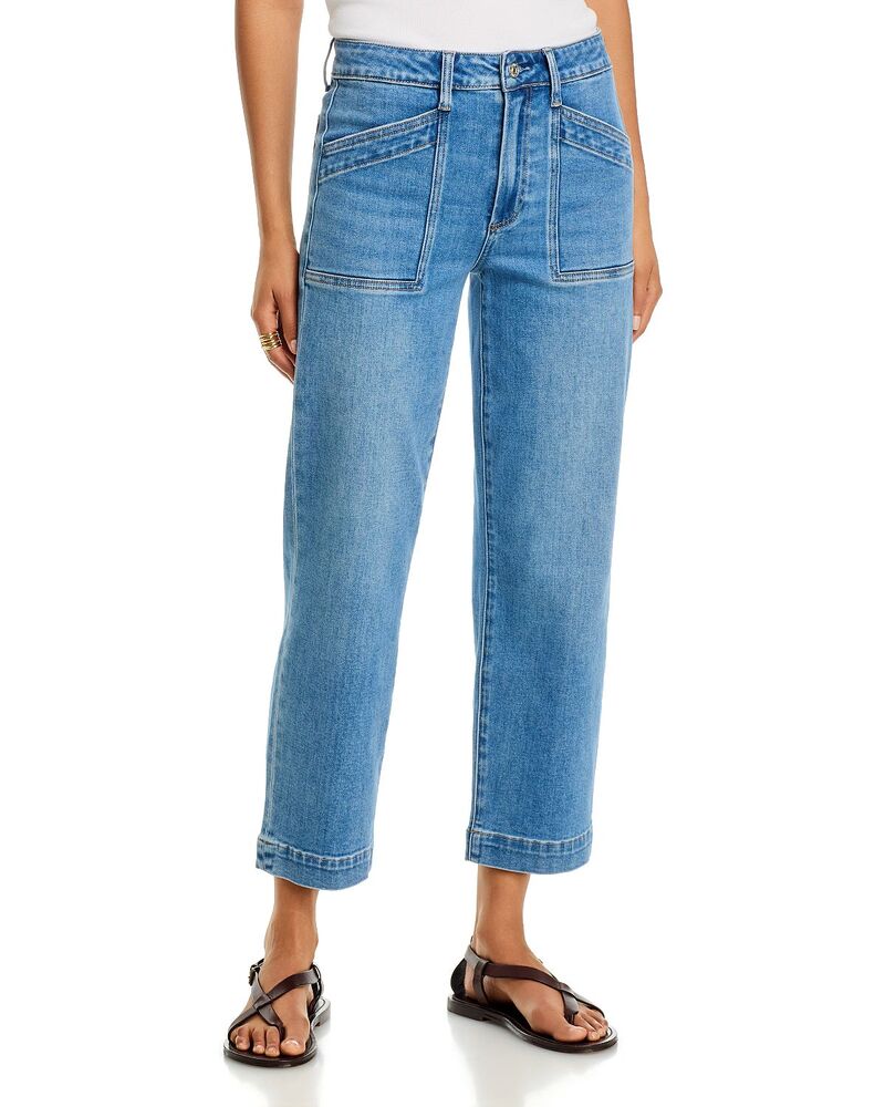 ペイジ レディース ボトムス デニムパンツ アンクル ジーンズ PAIGE Quincy High Ankle Straight Jeans in Redondo｜ReVida 店