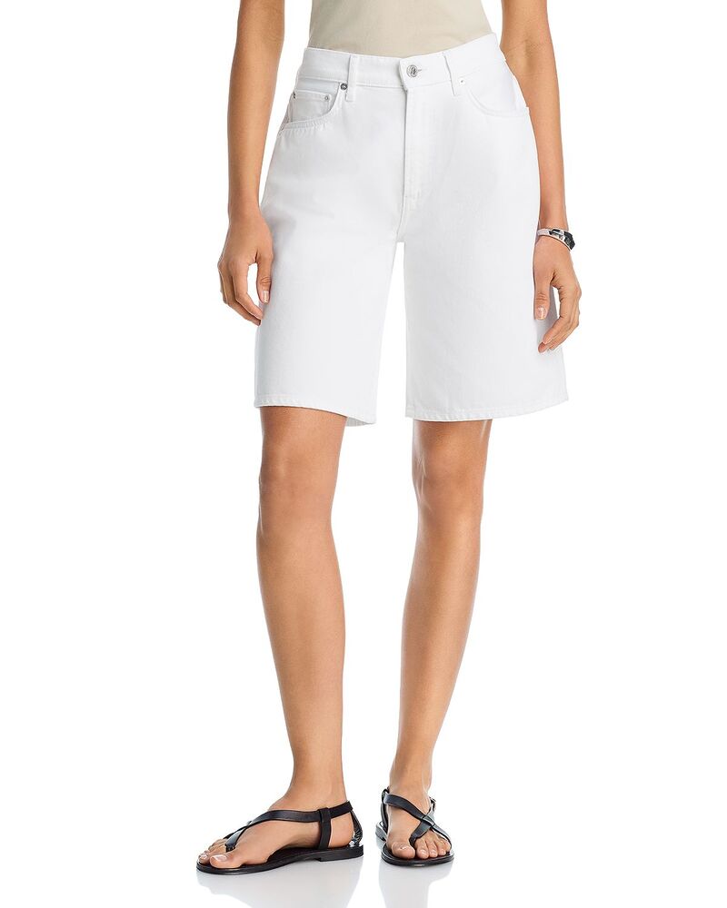 アニービン レディース ボトムス ハーフパンツ・ショーツ ショートパンツ Anine Bing Jasper Shorts White ホワイト｜ReVida 店