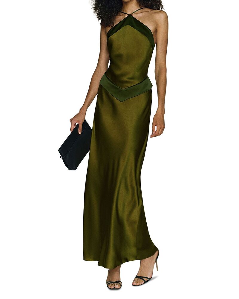 リフォーメーション レディース トップス ワンピース シルク Reformation Jillian Silk Dress Pear|ReVida 店