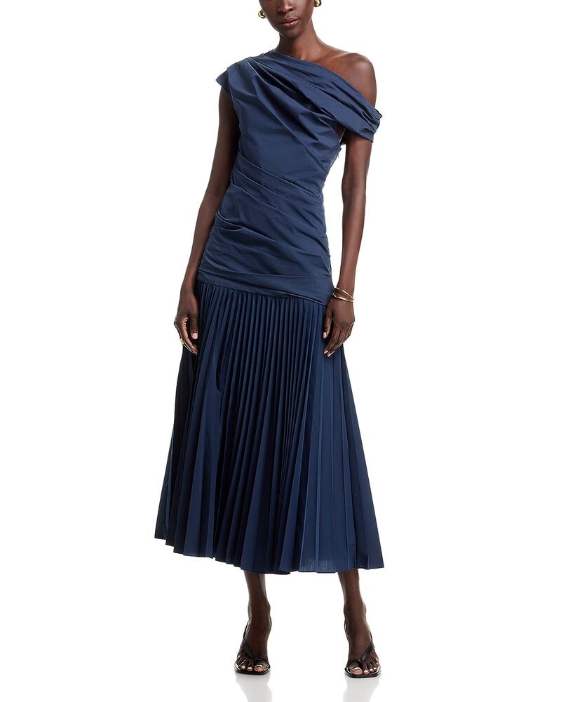 シムカイ レディース トップス ワンピース SIMKHAI Ammalie Dress Midnight|ReVida 店