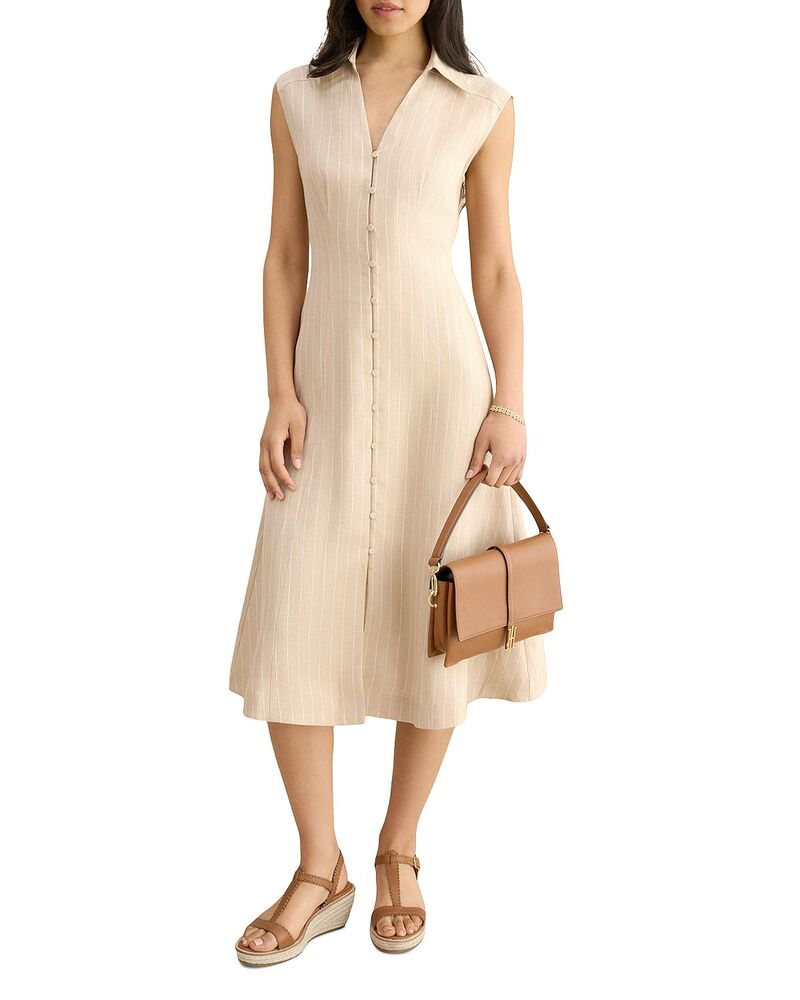 ホッブスロンドン レディース トップス ワンピース プチ HOBBS LONDON Petites Charlize Dress Neutral｜ReVida 店