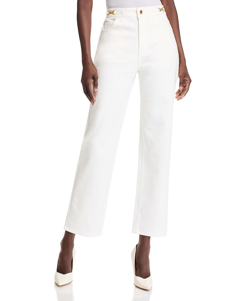 コビーハルペリン レディース ボトムス カジュアルパンツ Kobi Halperin June Straight Pants White ホワイト｜ReVida 店