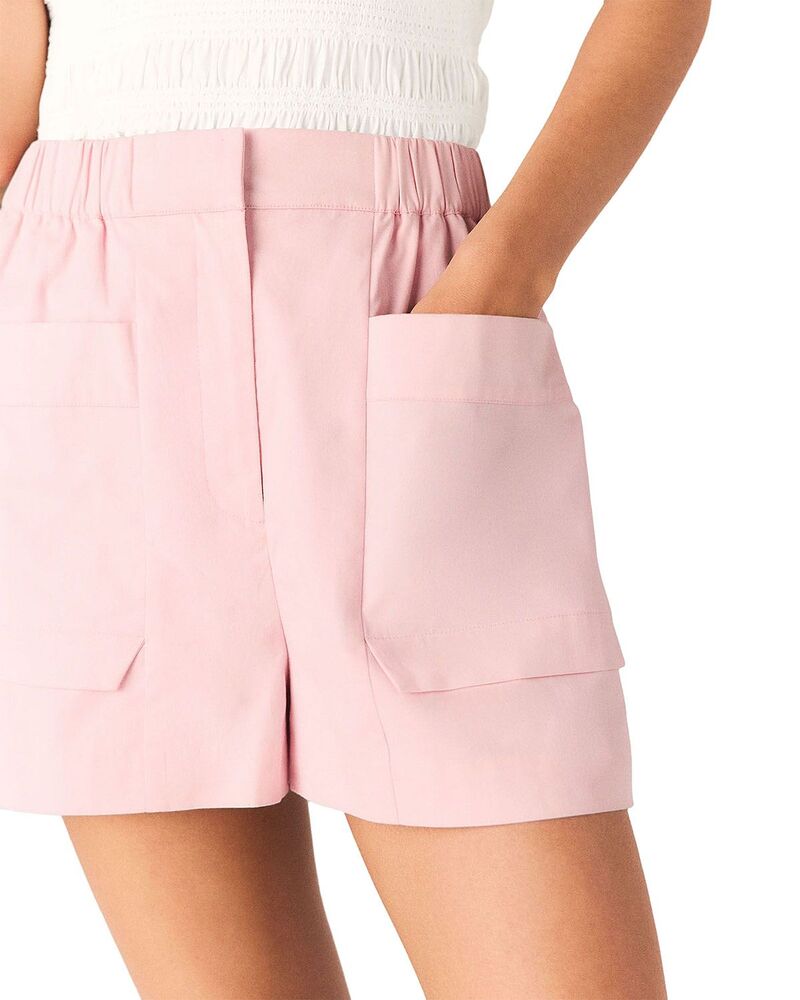マージュ レディース ボトムス 二分の一ズボン下・さる股引き 遊撃手ズボン下 綿織物 Maje Ionea Cotton Shorts Pink サクラ色