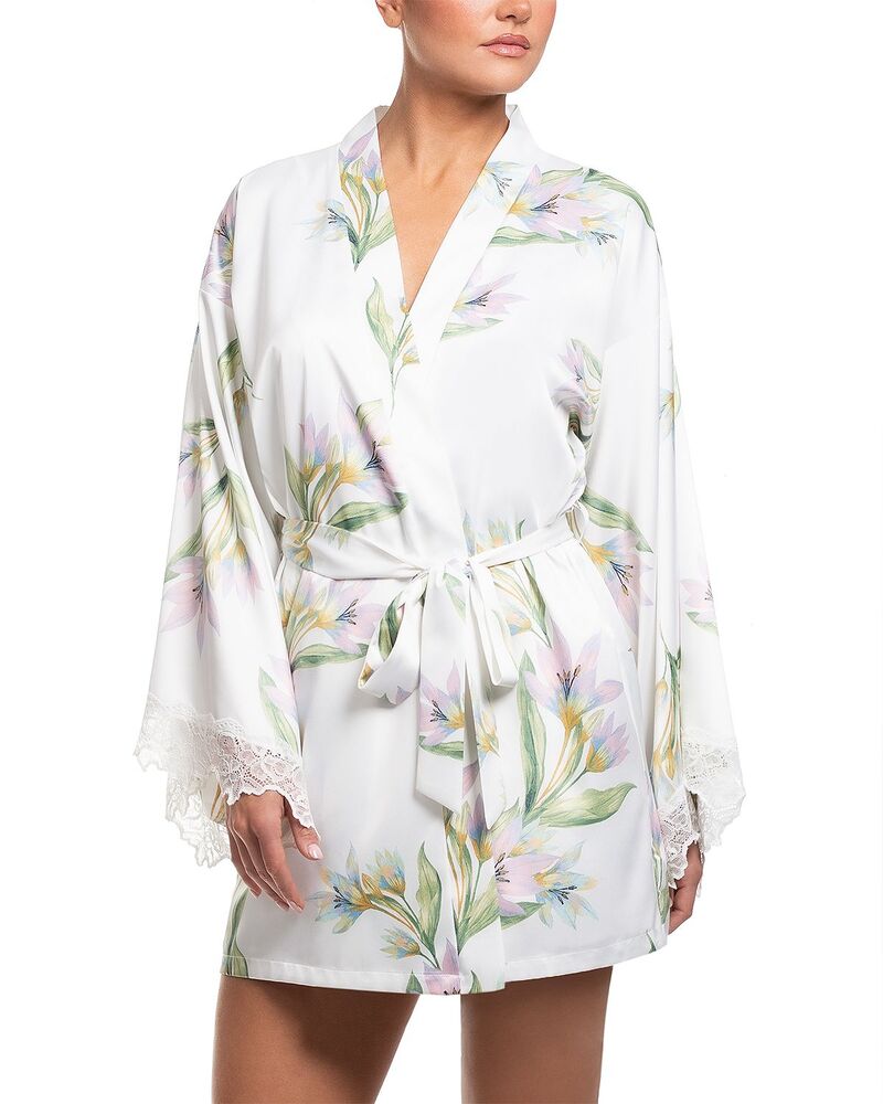 インブルーム レディース アンダーお召しもの ナイト爵お召しもの スピード競技 In Bloom by Jonquilace Cuff Wrap Robe Ivory 象牙色